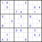 Судоку 9х9 #2362 трудный