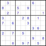 Судоку 9х9 #2364 трудный