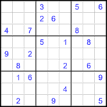 Судоку 9х9 #2366 трудный