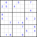 Судоку 9х9 #2380 очень трудный