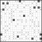 Филиппинский кроссворд #1633 “Свечи”