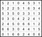 Домино 8х7 #13 средний