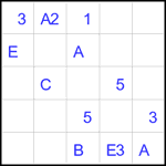 Квадрат Эйлера 5х5 #16 средний