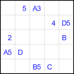 Квадрат Эйлера 5х5 #17 средний