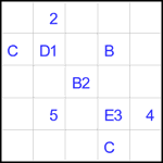 Квадрат Эйлера 5х5 #20 средний