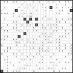 Филиппинский кроссворд #1685 “Динозавр”