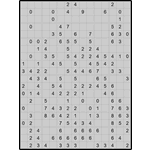 Японская мозаика #2097 “Снеговик”