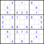 Судоку 9х9 #2453 легкий