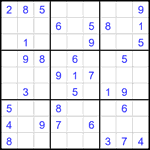 Судоку 9х9 #2455 легкий