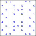 Судоку 9х9 #2456 легкий