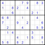 Судоку 9х9 #2457 легкий