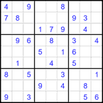 Судоку 9х9 #2459 легкий
