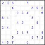 Судоку 9х9 #2460 легкий