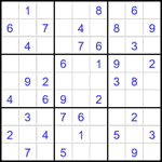 Судоку 9х9 #2466 легкий