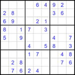 Судоку 9х9 #2476 легкий