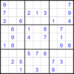 Судоку 9х9 #2477 легкий