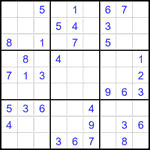 Судоку 9х9 #2479 легкий