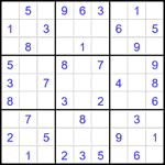 Судоку 9х9 #2486 легкий