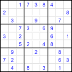 Судоку 9х9 #2487 легкий