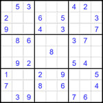 Судоку 9х9 #2488 легкий