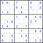 Судоку 9х9 #2490 легкий