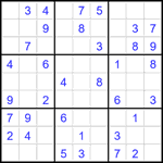 Судоку 9х9 #2491 легкий