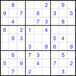 Судоку 9х9 #2502 легкий