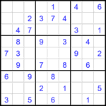 Судоку 9х9 #2504 легкий