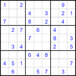 Судоку 9х9 #2509 легкий