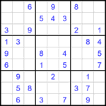 Судоку 9х9 #2510 легкий