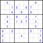 Судоку 9х9 #2426 средний