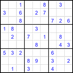 Судоку 9х9 #2427 средний