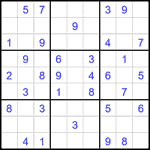 Судоку 9х9 #2430 средний