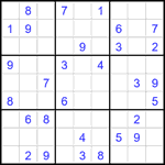Судоку 9х9 #2433 средний