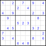 Судоку 9х9 #2449 средний