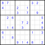 Судоку 9х9 #2450 средний