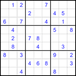 Судоку 9х9 #2453 средний