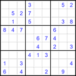 Судоку 9х9 #2454 средний