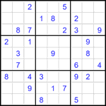 Судоку 9х9 #2457 средний