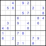 Судоку 9х9 #2464 средний