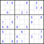 Судоку 9х9 #2465 средний