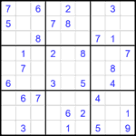 Судоку 9х9 #2469 средний