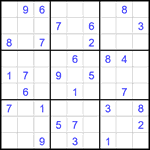 Судоку 9х9 #2470 средний