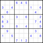 Судоку 9х9 #2471 средний
