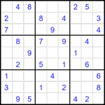 Судоку 9х9 #2472 средний