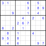 Судоку 9х9 #2474 средний