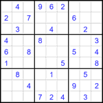 Судоку 9х9 #2476 средний