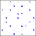 Судоку 9х9 #2426 очень трудный