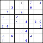 Судоку 9х9 #2446 очень трудный