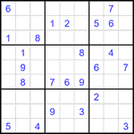 Судоку 9х9 #2455 очень трудный